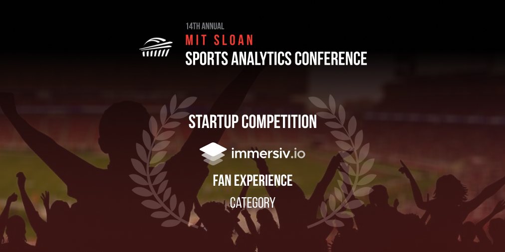 MIT Sloan Sports Analytics Immersiv.io award