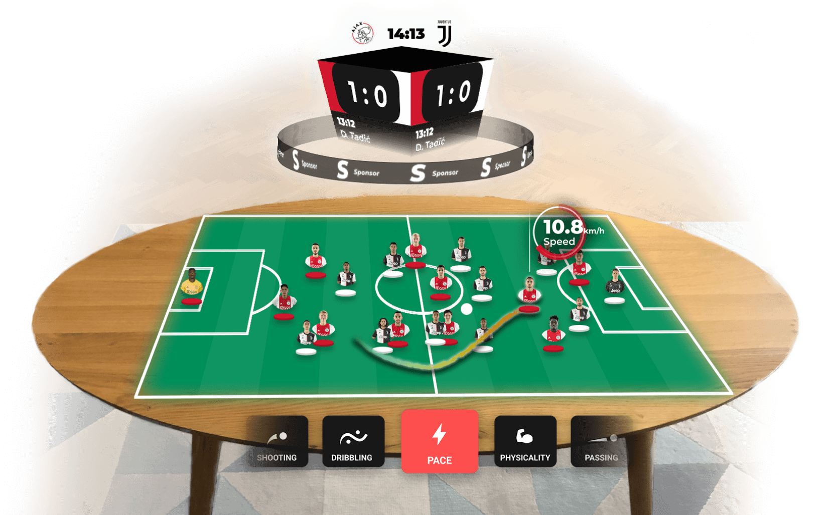 AR pitch stats live tracking