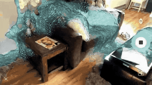 SLAM AR mapping with ARkit