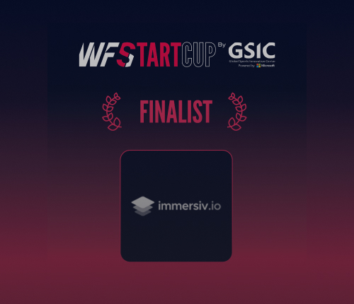 Immersiv.io at World Football Summit Live: StartCup competition & key insights