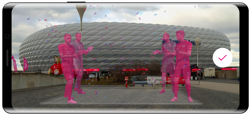 avarena immersiv.io FC Bayern Munich augmented reality AR show