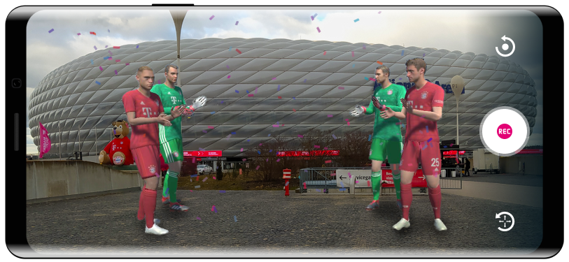 avarena immersiv.io FC Bayern Munich augmented reality AR show