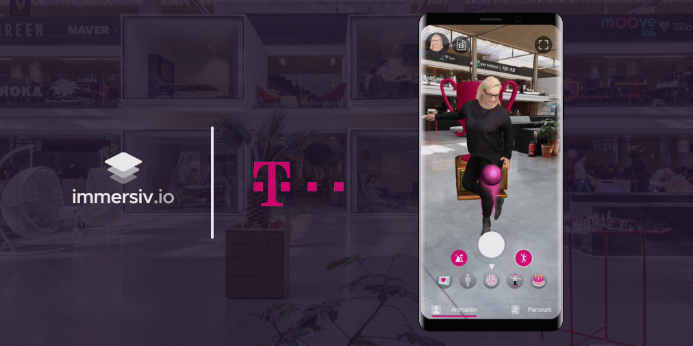 Deutsche Telekom project AR app 3D avatars