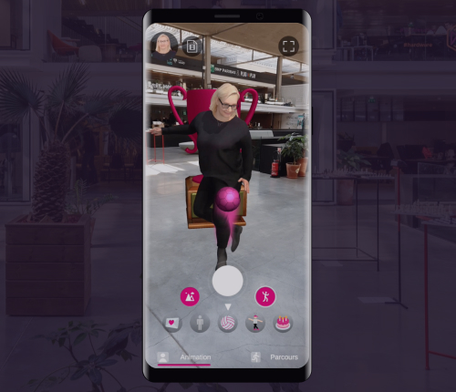 deutsche telekom augmented reality avatar 3D