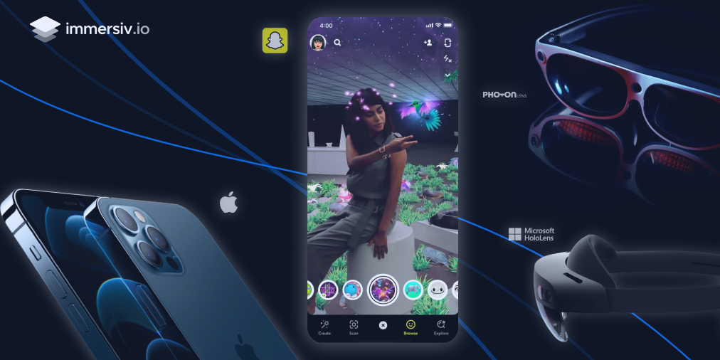 what's new AR/XR Apple Snapchat HoloLens 2