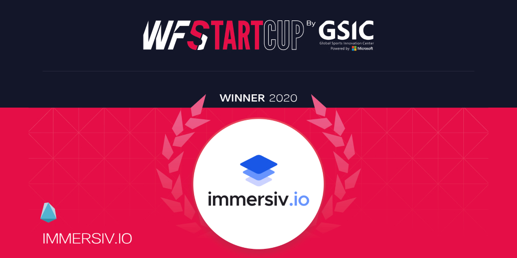 Immersiv.io winner of the WFS Live StartCup