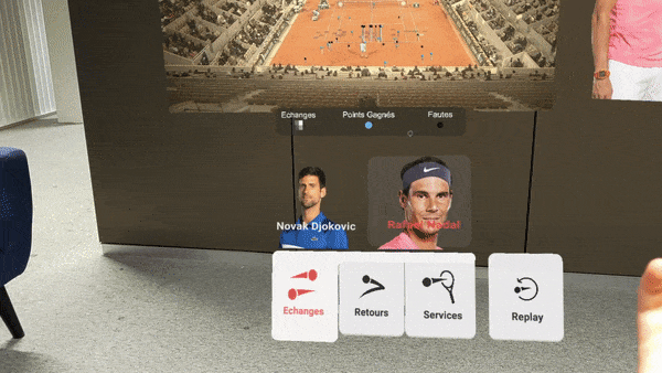 Hololens 2 AR broadcast tennis
