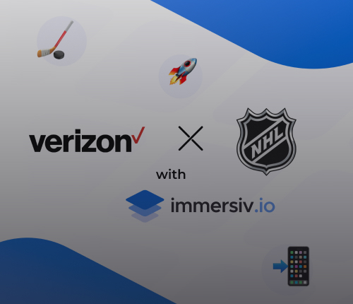 Working with Verizon & the NHL to reinvent the hockey fan experience with 5G & AR