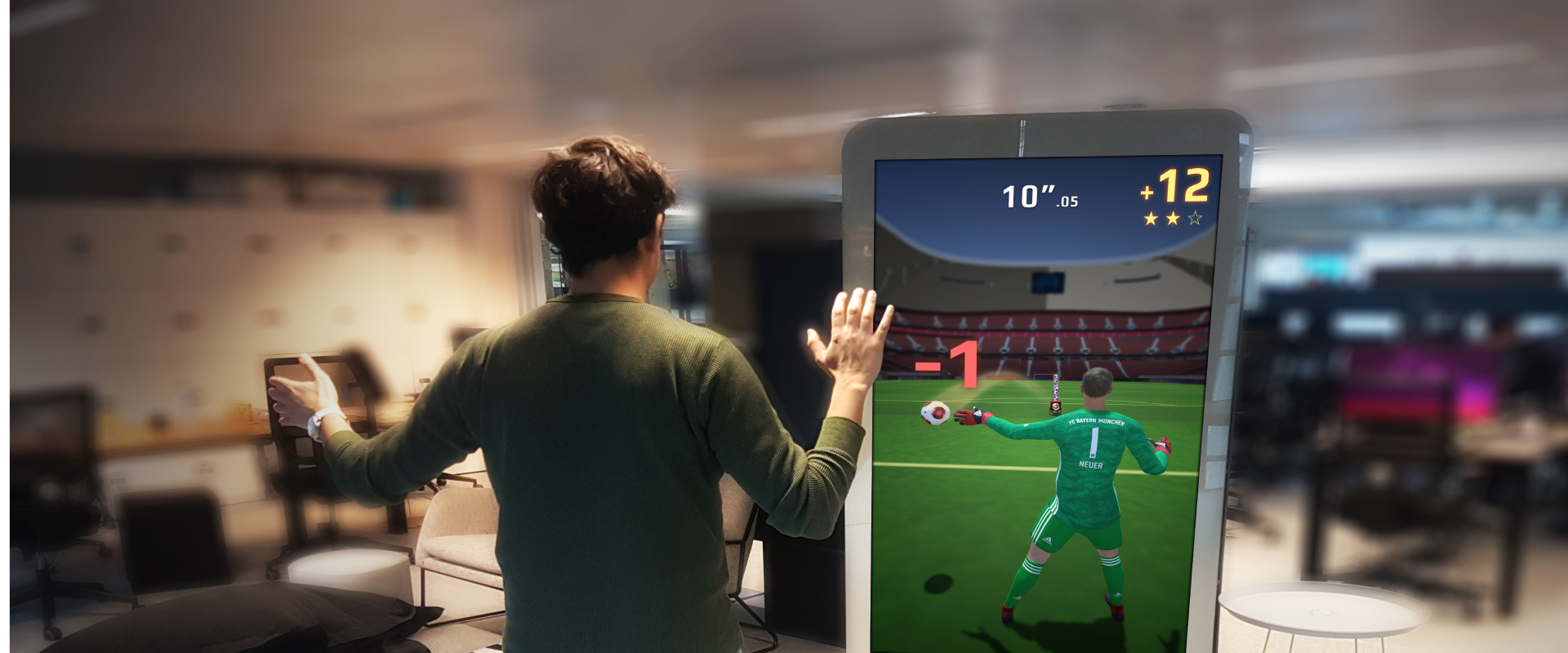 Bayern FC deutsche telekom augmented reality video filter