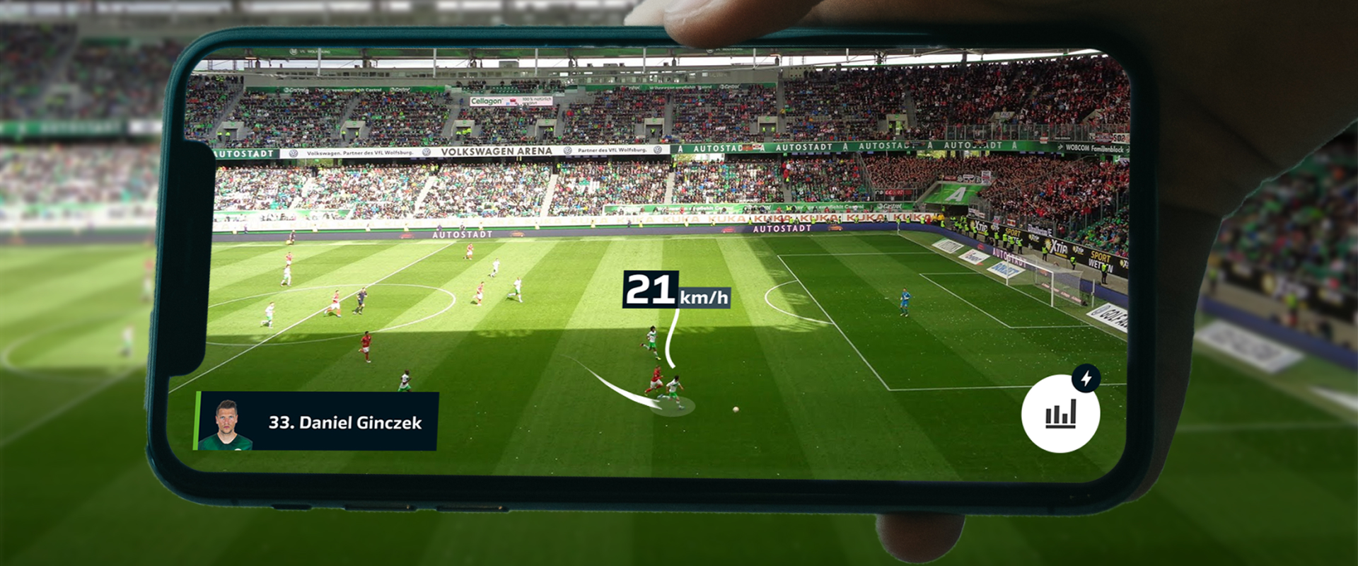 bundesligua augmented match Arise stadium