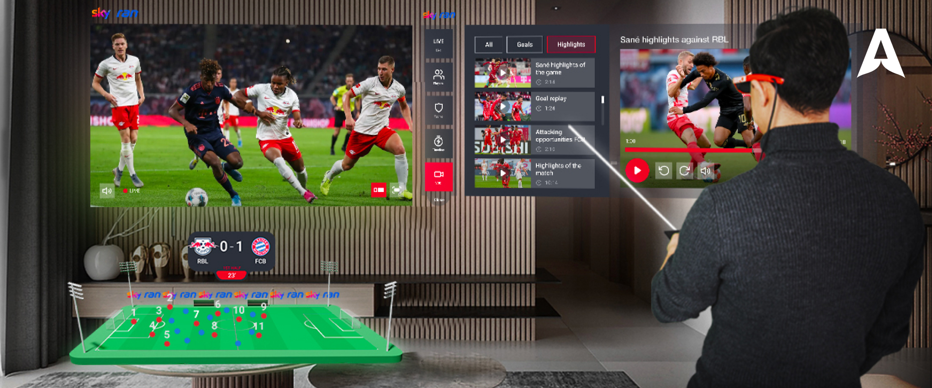 supercup augmented tv