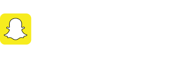 Snapchat logo white